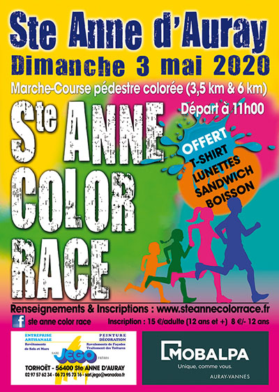 Affiche Color Run 2020